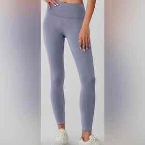 ALO Yoga Gray High-Waisted Leggings